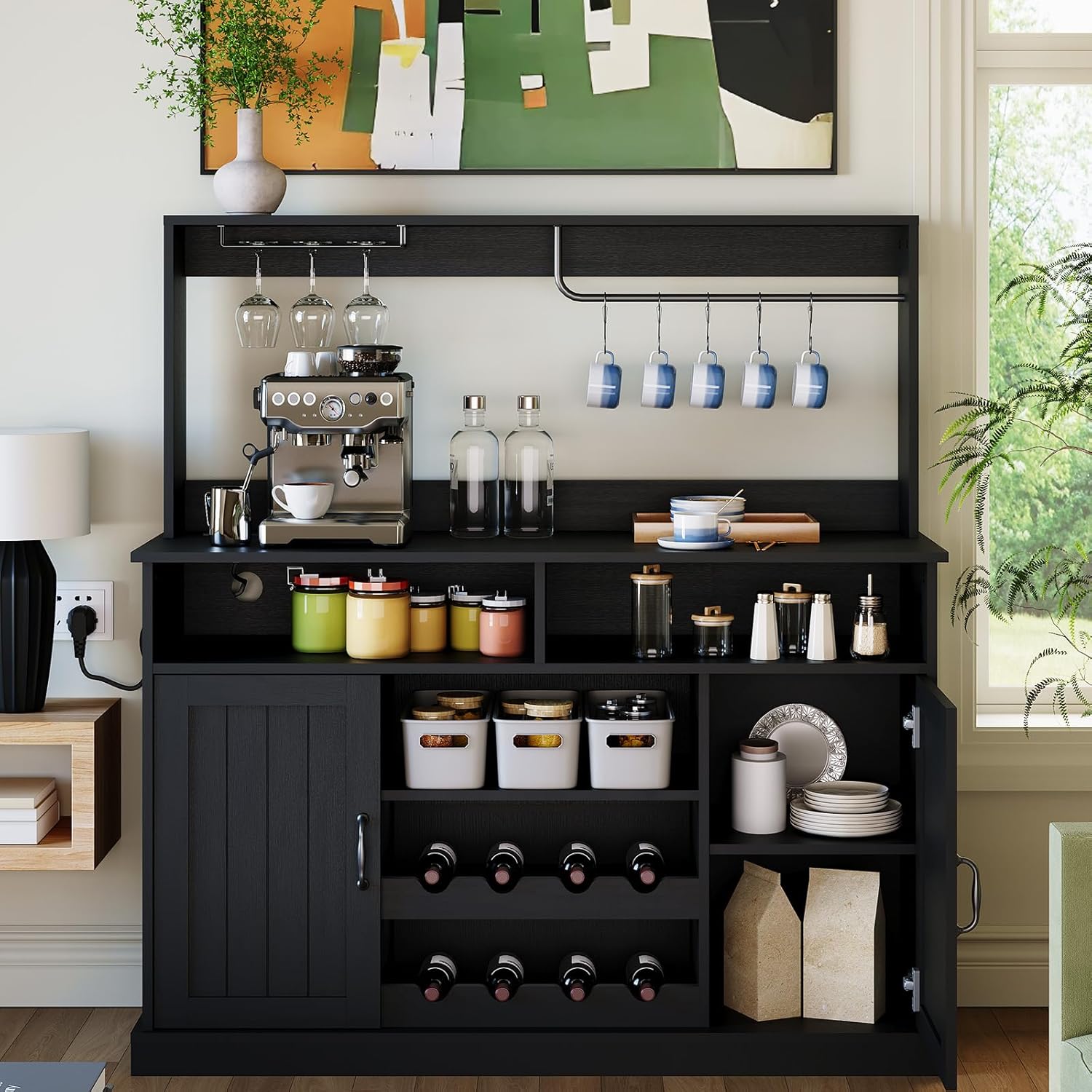 Home Bar And Cabinet - Mueble de Bar Estilo Farmhouse de