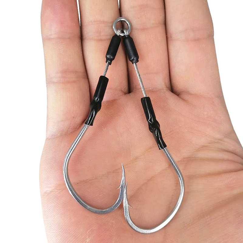 Jigger Double Sided - 2 par/bolsa anzuelo de Jigging lento