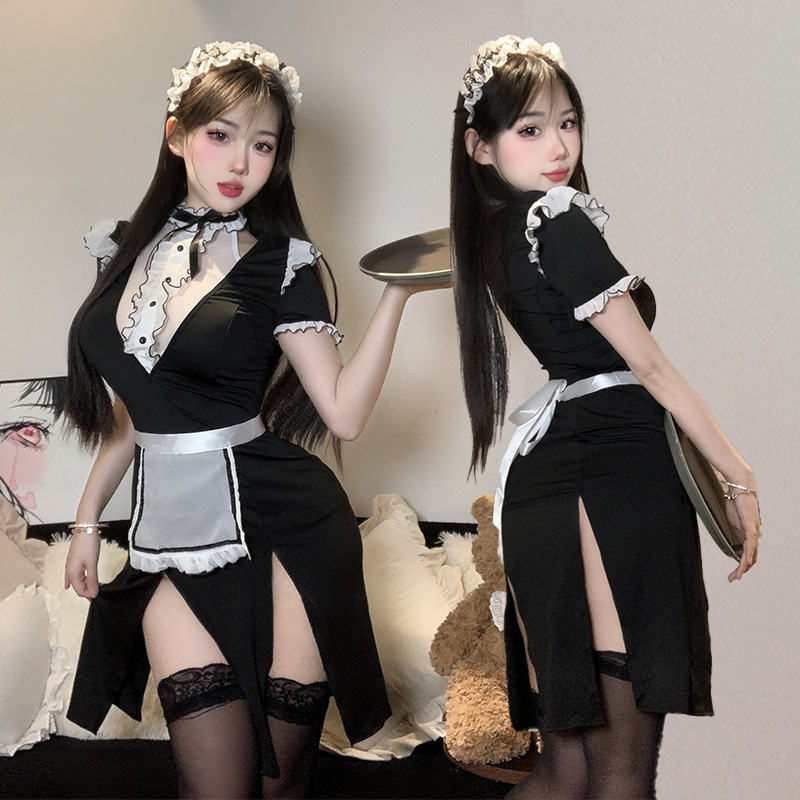 Home Bar Supplies - Disfraz de Anime japonés Cafe Girl,