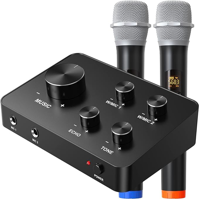 Home Bar And Theater - Sistema de Micrófono Inalámbrico Portátil para