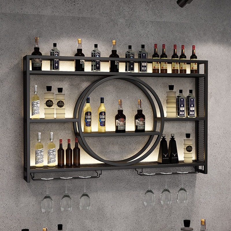 Home Bar And Cabinet - Estante para botellas de vino, mueble