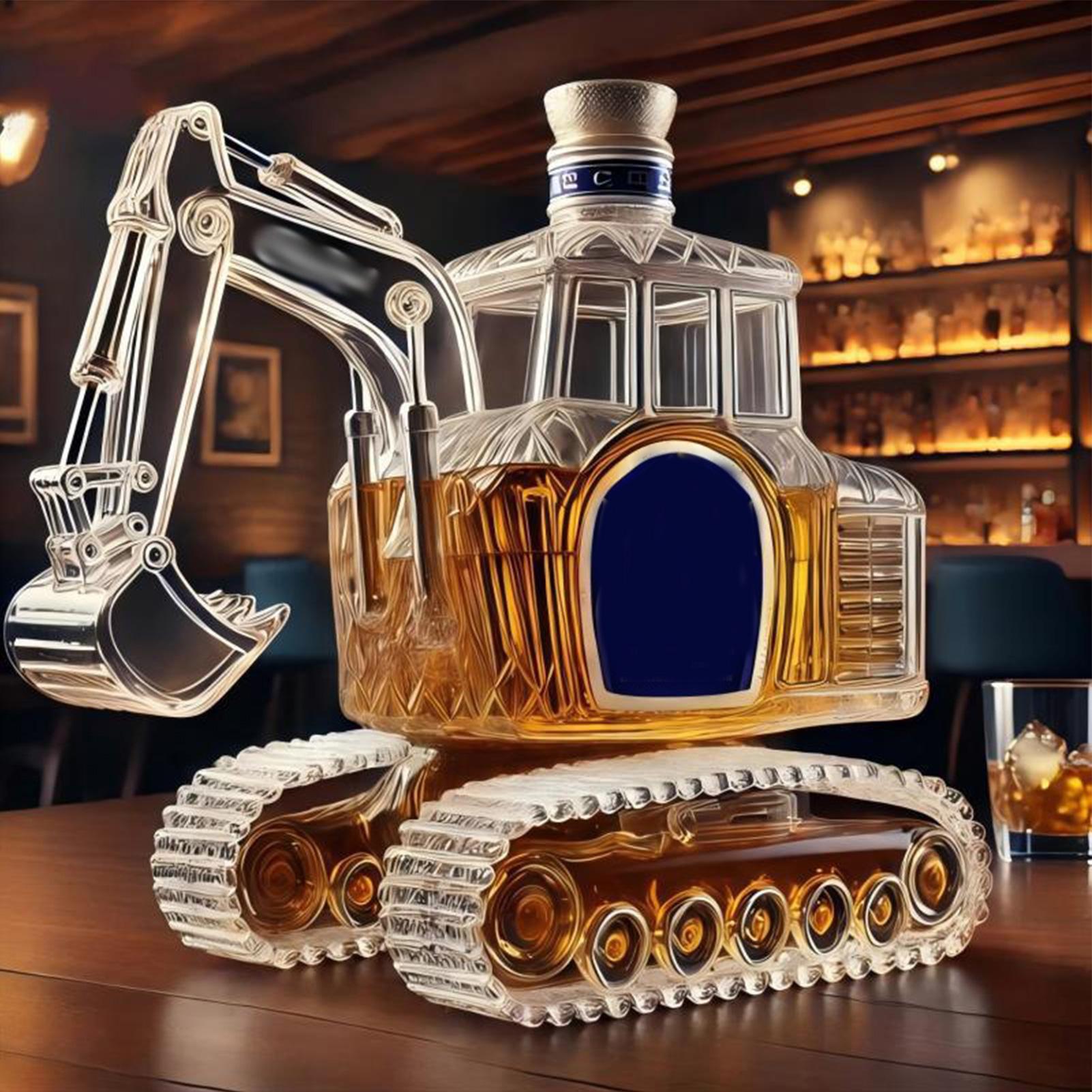 Home Bar Supplies - Decantador de whisky con forma de