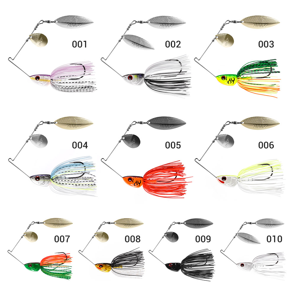 Noeby Spinnerbait 10,5g 14g 21 - Jigger Double Sided reseña y precio