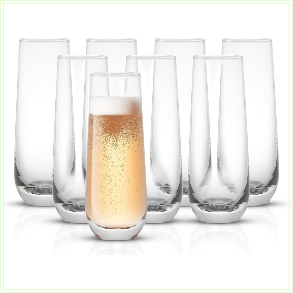 Juego de 8 Copas de Champán si - Highball Glass Set reseña y precio