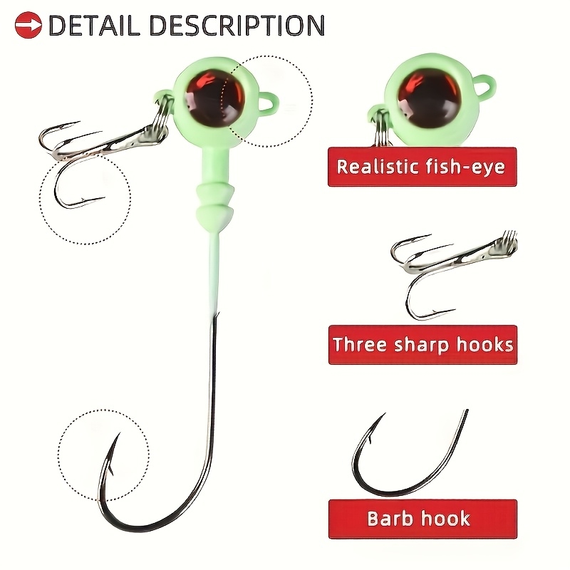 5 cabezas de jig de doble anzu - Jigger Double Sided reseña y precio