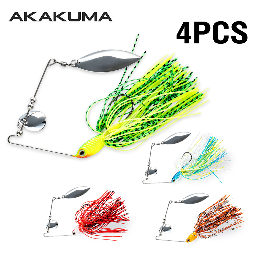 4 señuelos de pesca Spinnerbai - Jigger Double Sided reseña y precio