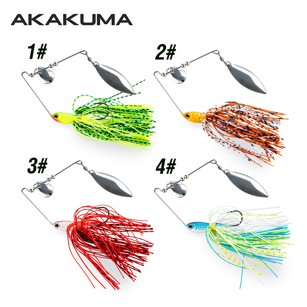 4 señuelos de pesca Spinnerbai - Jigger Double Sided reseña y precio