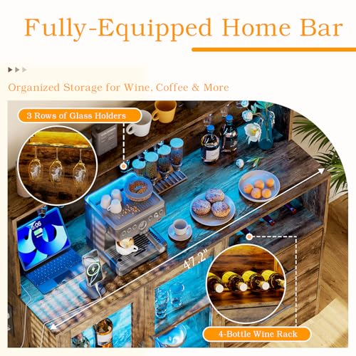 Mueble Bar para el Hogar con L - Home Bar And Cabinet reseña y precio