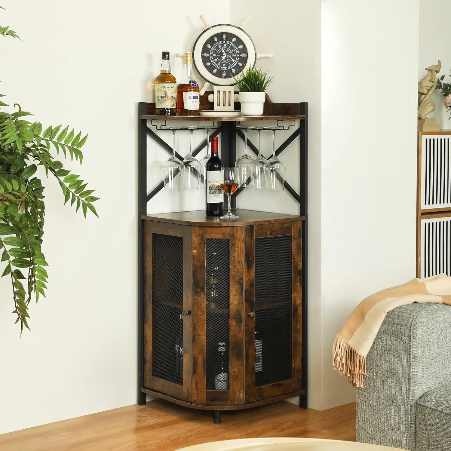 Mueble Bar Esquinero con Sopor - Home Bar And Cabinet reseña y precio