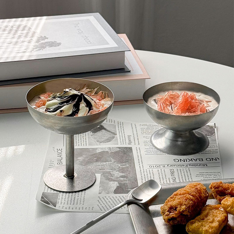 Taza de helado de acero inoxid - Home Bar Supplies reseña y precio
