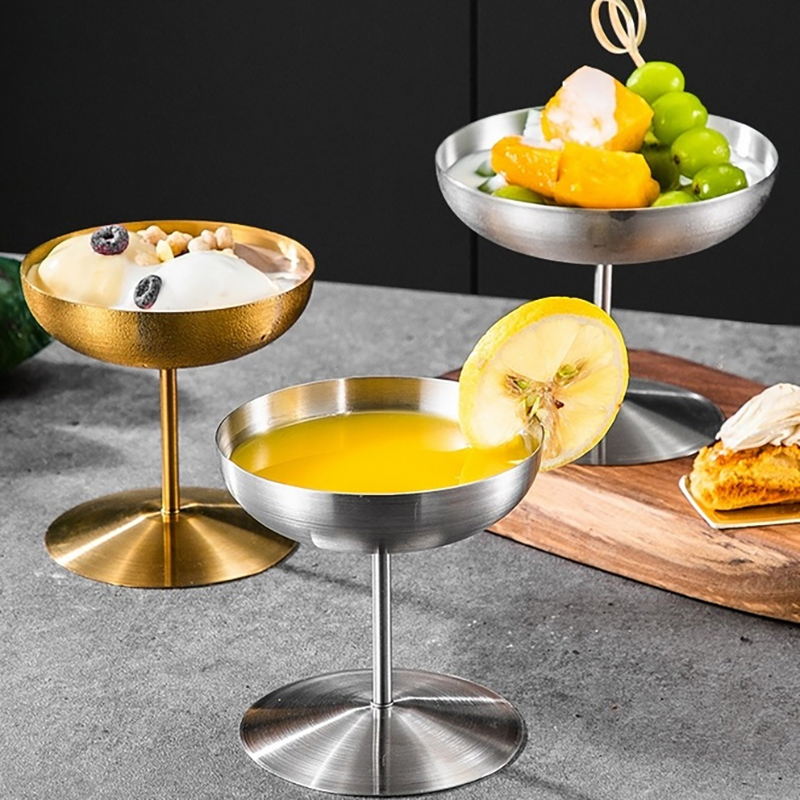 Taza de helado de acero inoxid - Home Bar Supplies reseña y precio