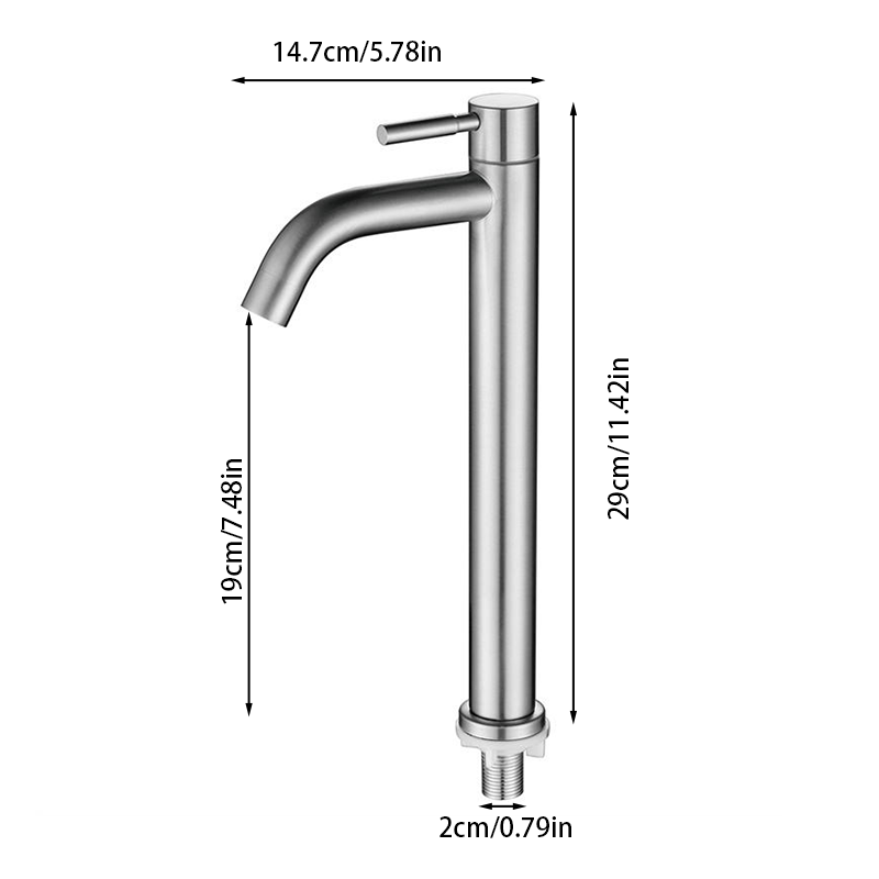 Un grifo de lavabo de acero in - Home Bar Sink reseña y precio
