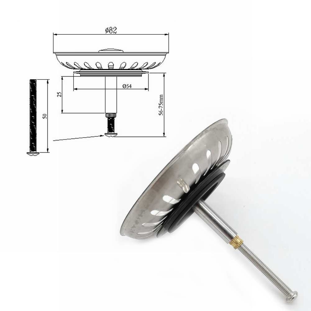 Colador de fregadero de cocina - Home Bar Sink reseña y precio