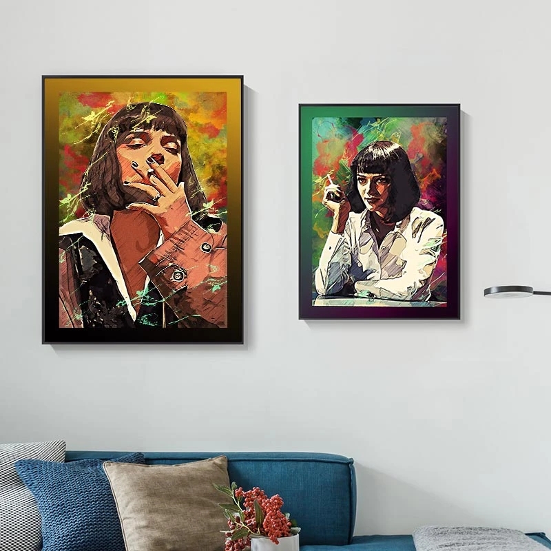 Pósteres de Pulp Fiction de pe - Home Bar And Theater reseña y precio