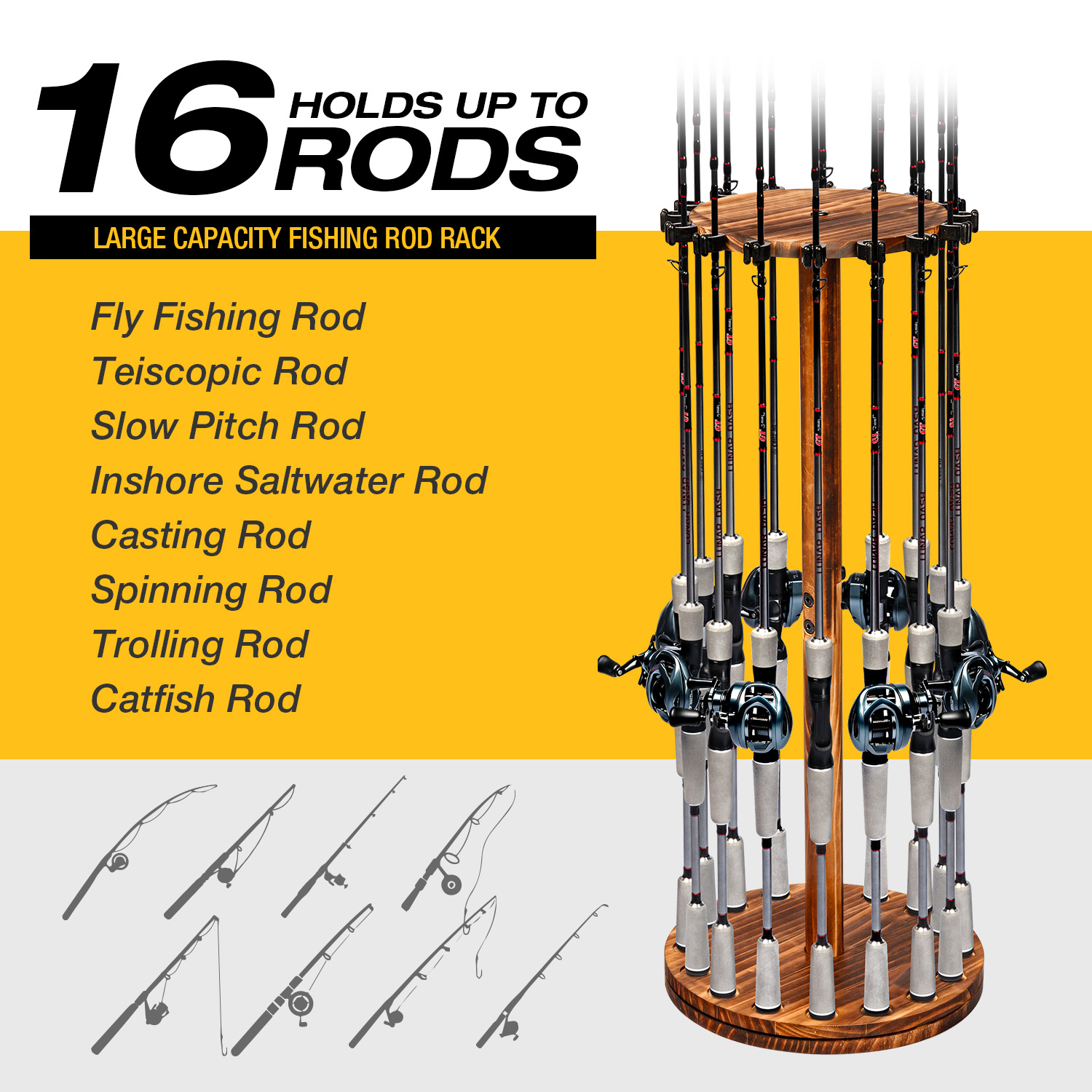 Soporte Giratorio para Cañas d - Home Bar Stand reseña y precio