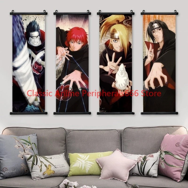 Pintura colgante de Naruto par - Home Bar Shelf reseña y precio