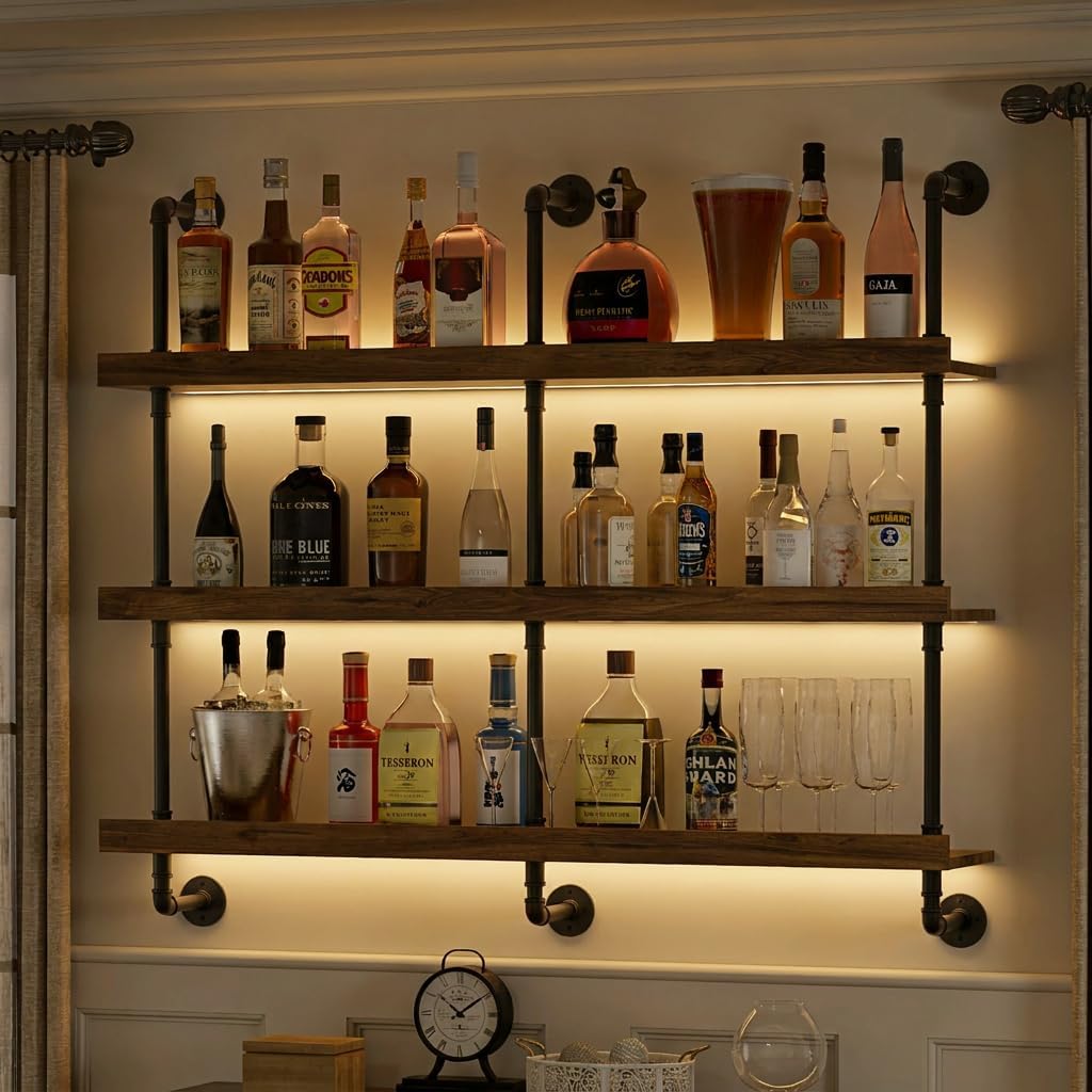 Estante para vinos montado en  - Home Bar Shelf reseña y precio