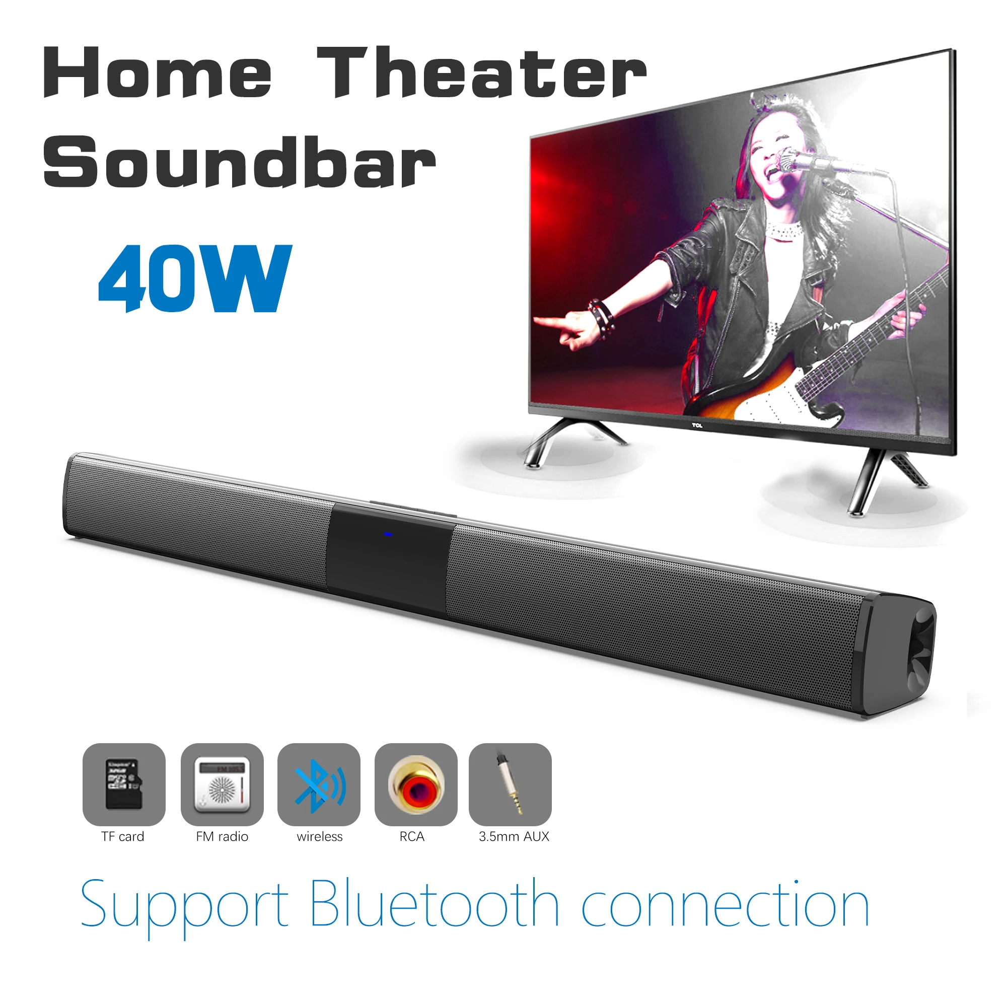 Barra de sonido de alta potenc - Home Bar And Theater reseña y precio