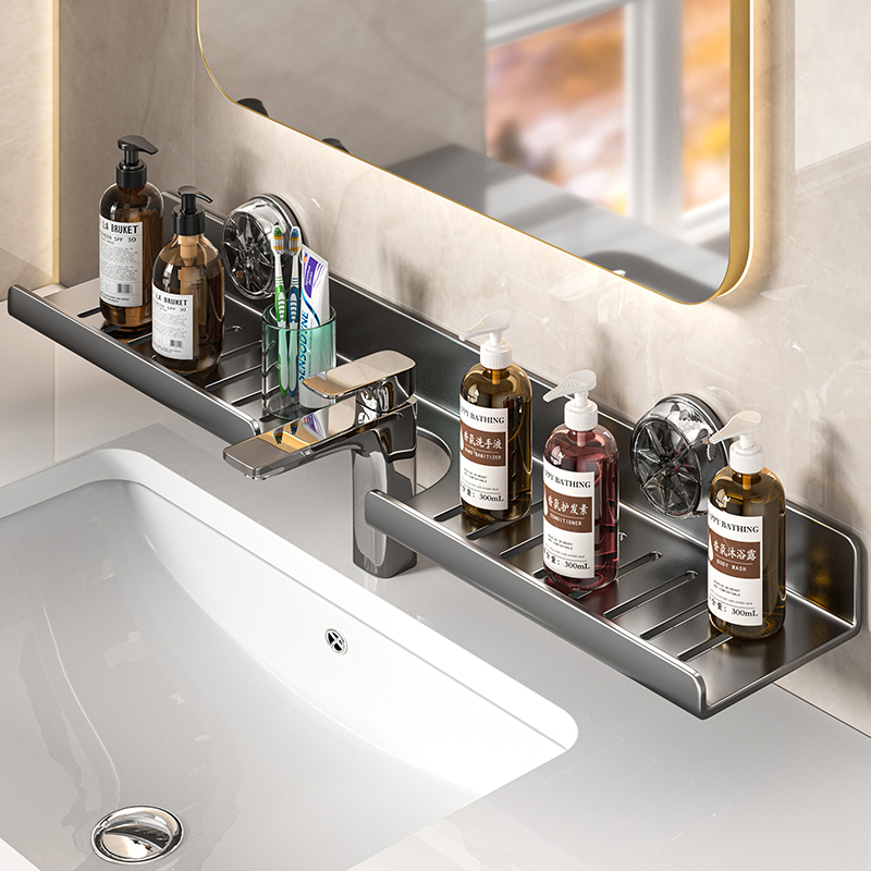 Estante de baño con ventosa pa - Home Bar Sink reseña y precio