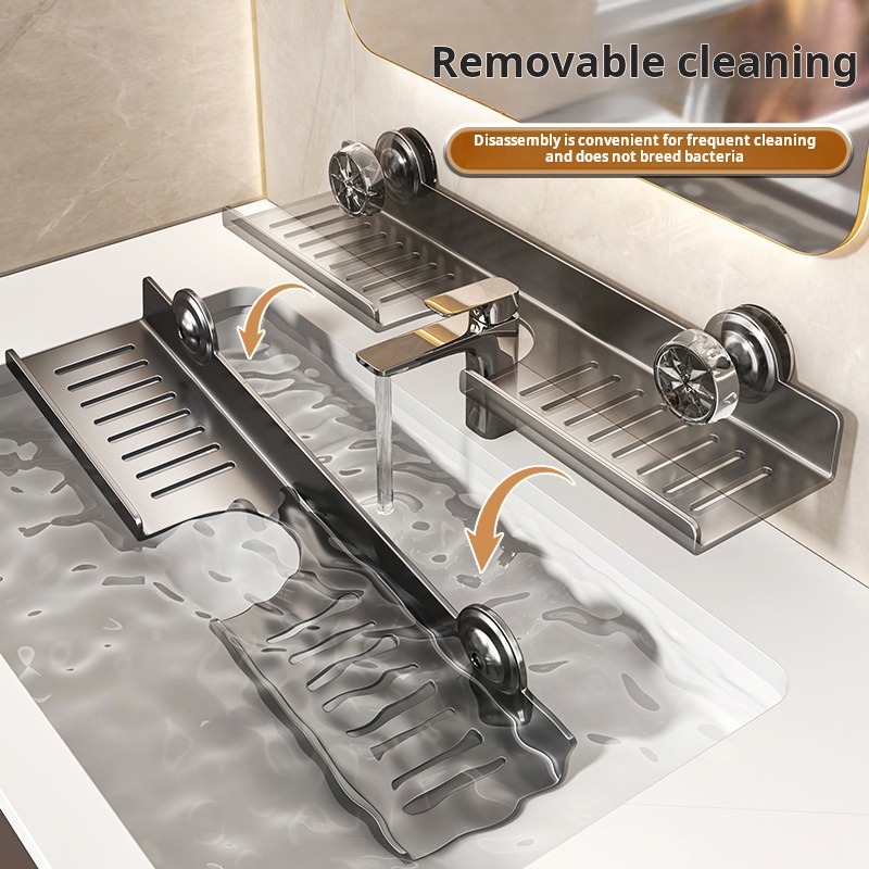 Estante de baño con ventosa pa - Home Bar Sink reseña y precio