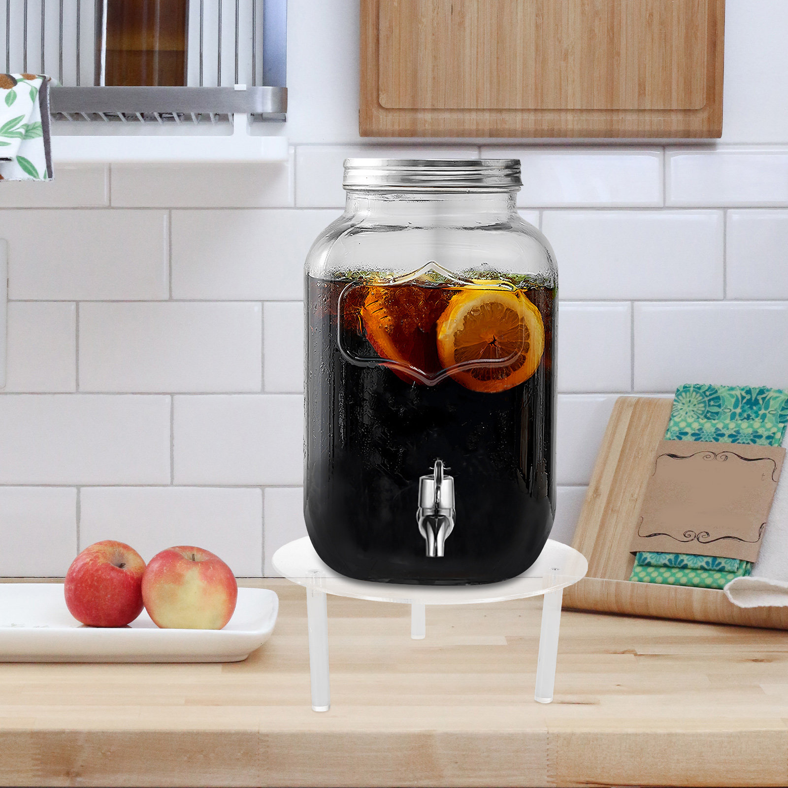 Soporte de acrílico para dispe - Home Bar Stand reseña y precio