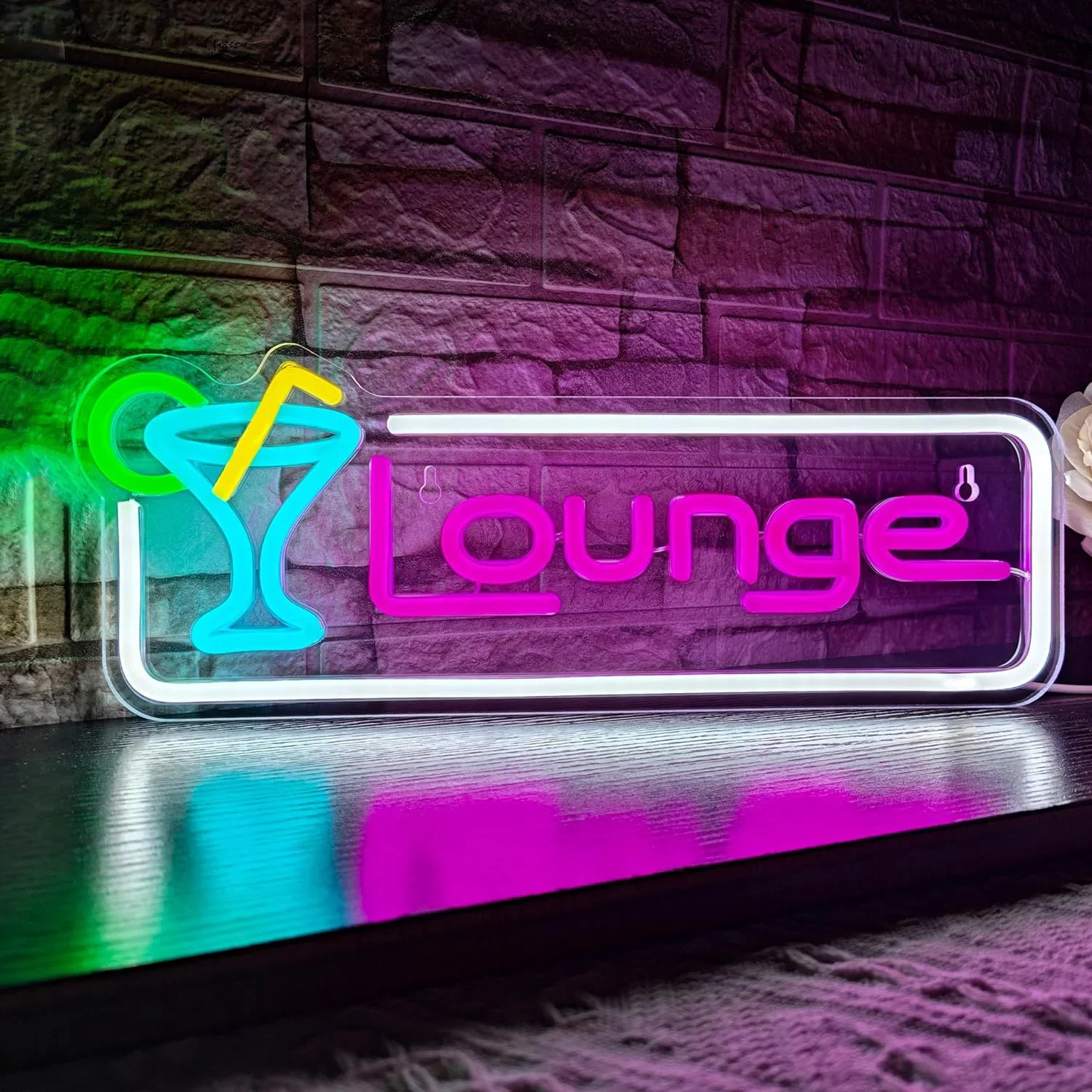 Letrero LED de neón para cócte - Home Bar Lounge reseña y precio