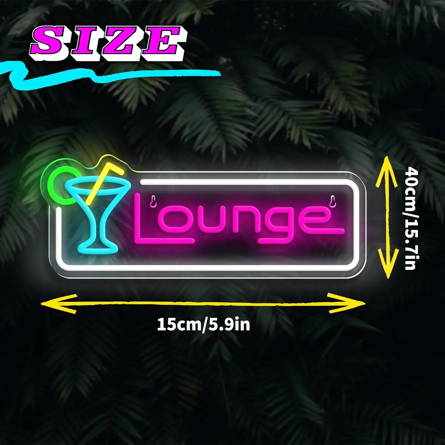 Letrero LED de neón para cócte - Home Bar Lounge reseña y precio