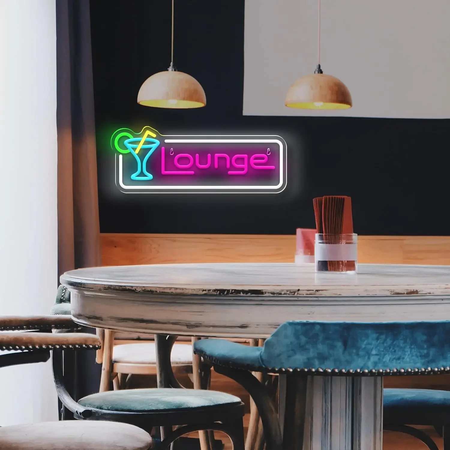 Letrero LED de neón para cócte - Home Bar Lounge reseña y precio