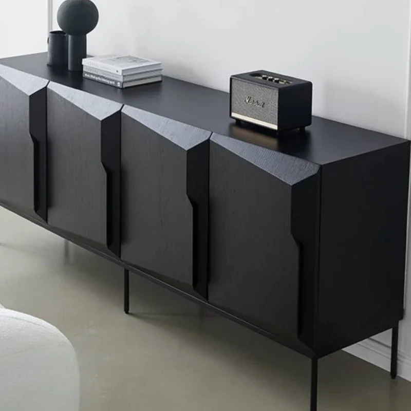 Vitrina negra de madera maciza - Home Bar Lounge reseña y precio
