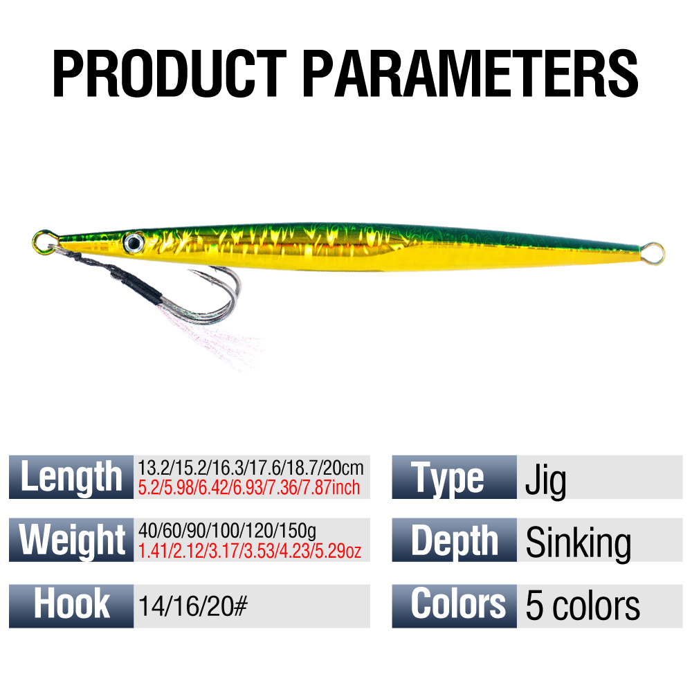 Señuelo de Pesca de Metal de H - Jigger Double Sided reseña y precio